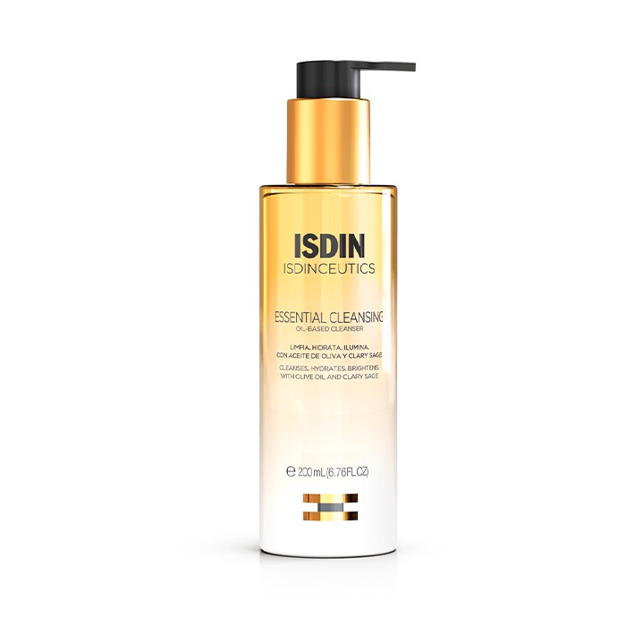 Фото - Засіб для очищення обличчя і тіла Isdin Essential Cleansing Facial Cleansing Oil 200ml