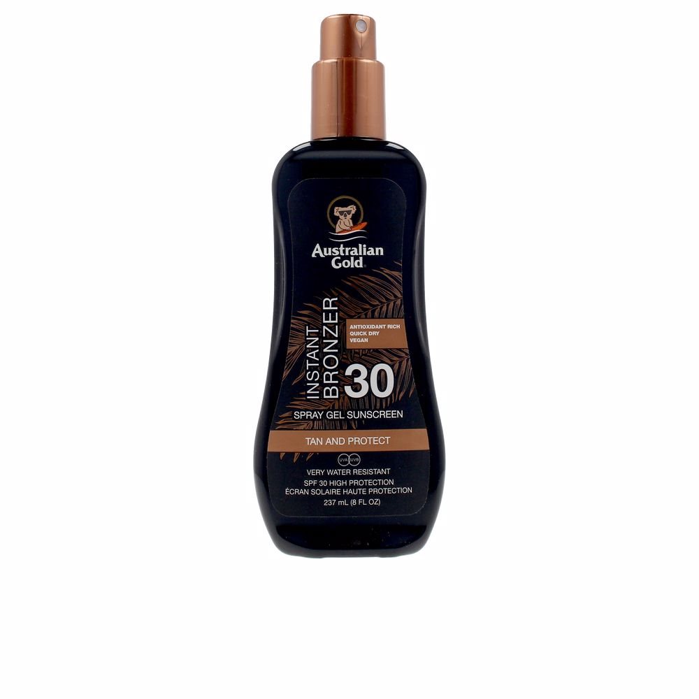 Zdjęcia - Krem do opalania Australian Gold Sunscreen SPF30 Spray Gel With Instant Bronzer 237ml 