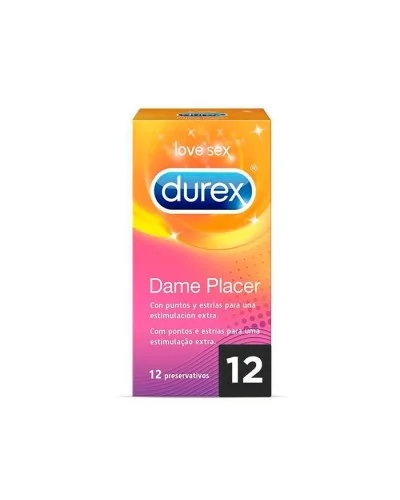 Durex Dame Placer Preservativos 12 Uds