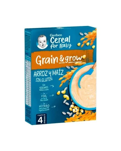 Gerber Grain &Amp; Grow Porridge #Rice And Corn 250 Gr