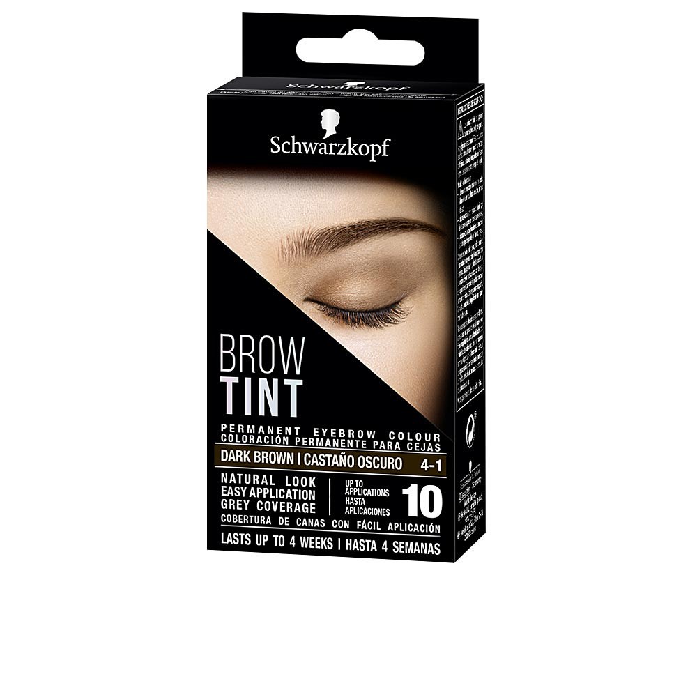 Фото - Шампунь Schwarzkopf Mass Market Brow Tint Tinte Cejas Nº 4-1-Castaño Oscuro 10 Apl 